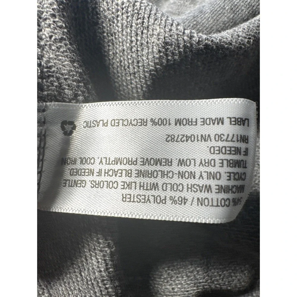 Wild Fable Heather Grey Cropped Polo Sweatshirt‎ Womens Medium NWT 331115874 - Picture 6 of 9